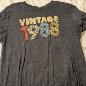 “Vintage 1988” tshirt - XL